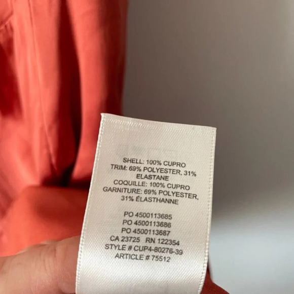 Aritzia Wilfred Skye Mini Dress Sinopia Rust Burnt Orange Red  Size 8 - Picture 10 of 11